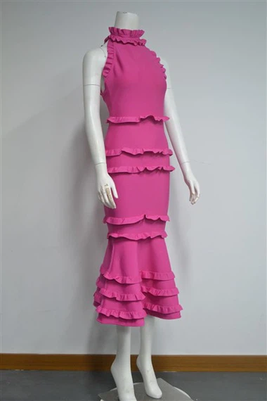 فستان ميدي نابض بالحياة